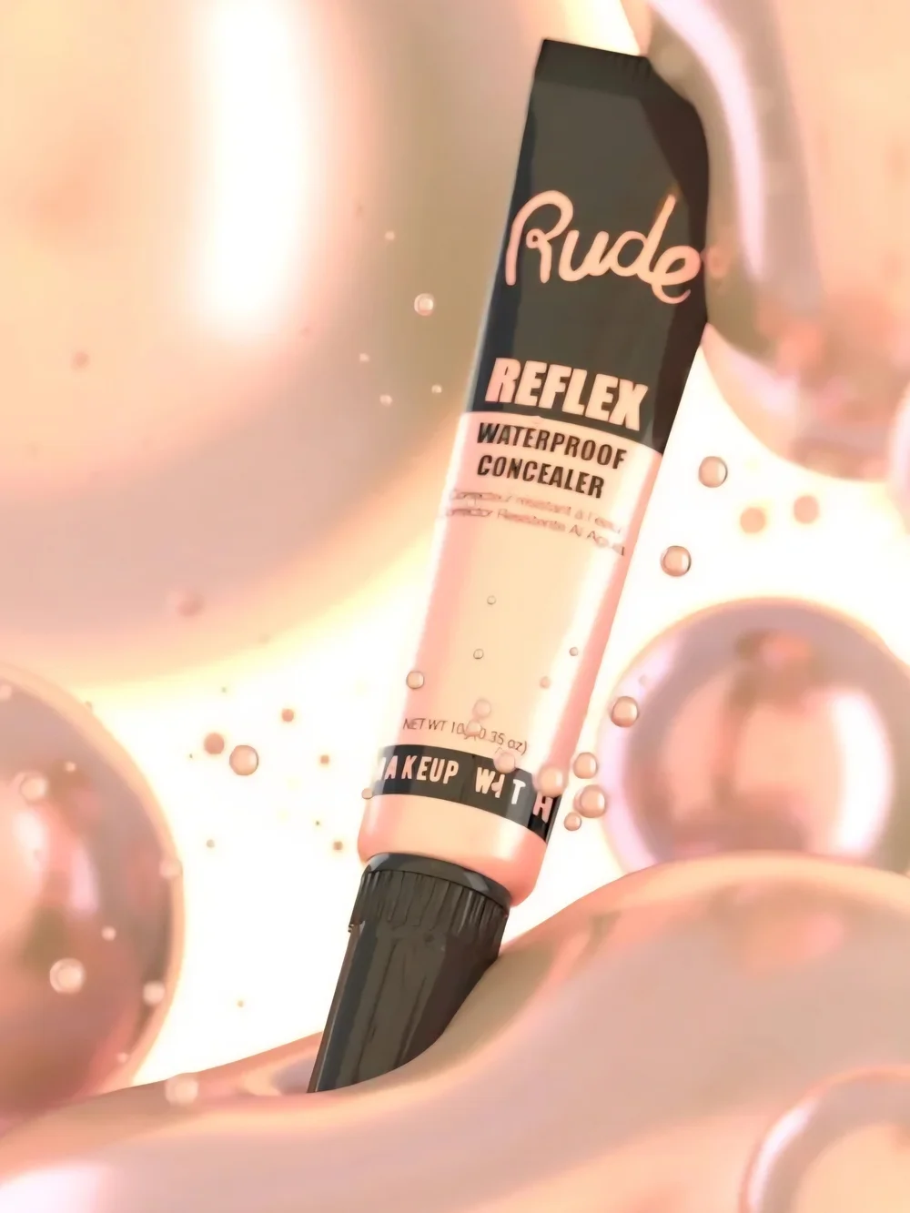 Rude Reflex Waterproof Concealer 03 Ivory NIB Full Coverage Vegan Clean Beauty